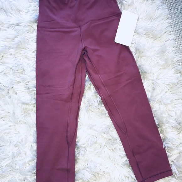 lululemon athletica Pants - SOLD NWT lululemon Align crop So Merlot 6